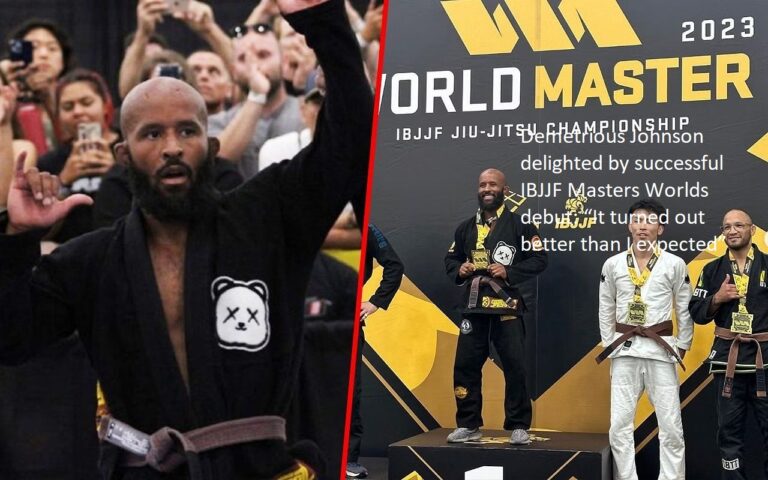 The successful completion of Demetrious Johnson’s debut at the IBJJF Masters Worlds left him ecstatic. “It turned out better than I expected.”