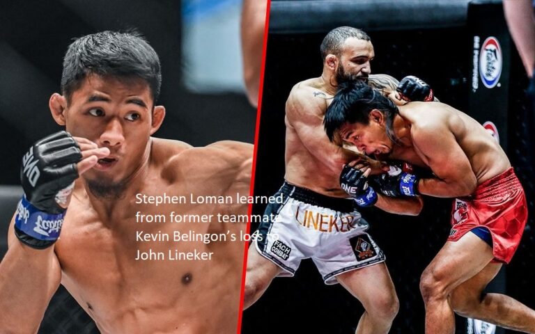 Former teammate Kevin Belingon’s defeat at the hands of John Lineker was a valuable lesson for Stephen Loman.
