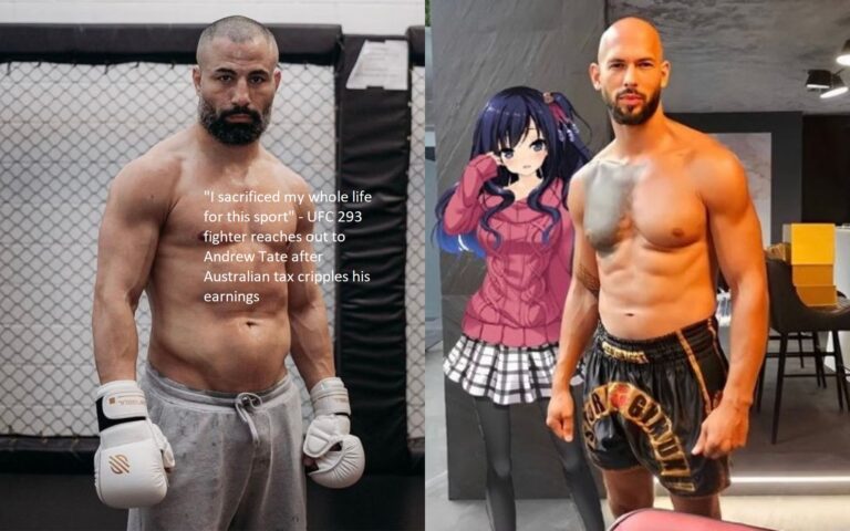 A competitor at UFC 293 reaches out to Andrew Tate after the crippling effects of Australian tax on his earnings. “I sacrificed my whole life for this sport,” the fighter says.