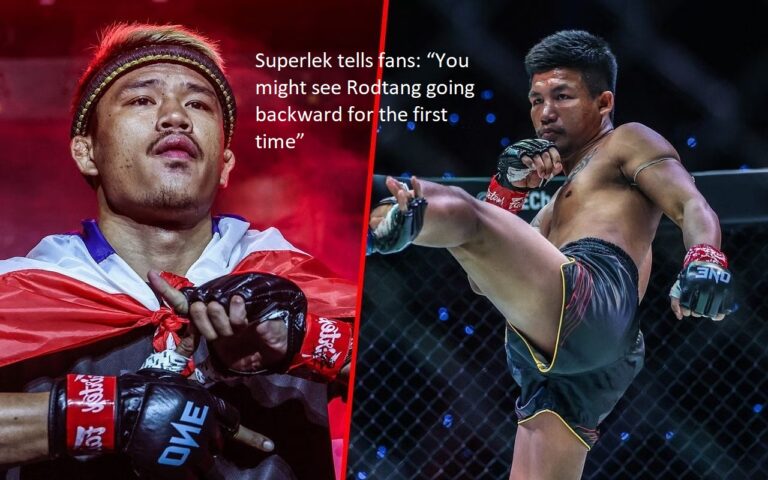 Fans may for the first time witness Rodtang traveling in the opposite direction, as Superlek reveals to them.