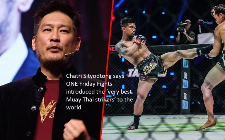 According to Chatri Sityodtong, ONE Friday Fights was the first event to showcase the “very best Muay Thai strikers” to the rest of the globe.