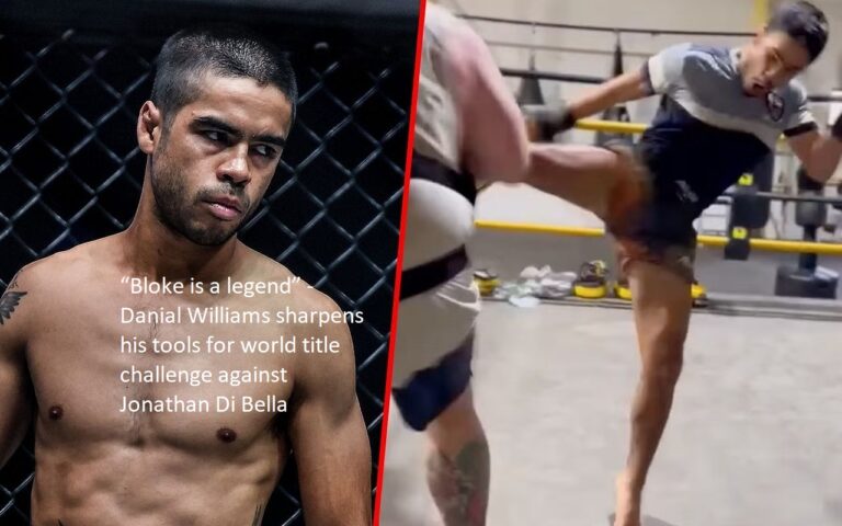 “Bloke is a legend,” says Danial Williams as he prepares to battle Jonathan Di Bella for the world title. “Bloke is a legend”
