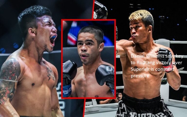 According to Danial Williams, the persistent pressure applied throughout the match was the decisive factor in Rodtang’s triumph versus Superlek.