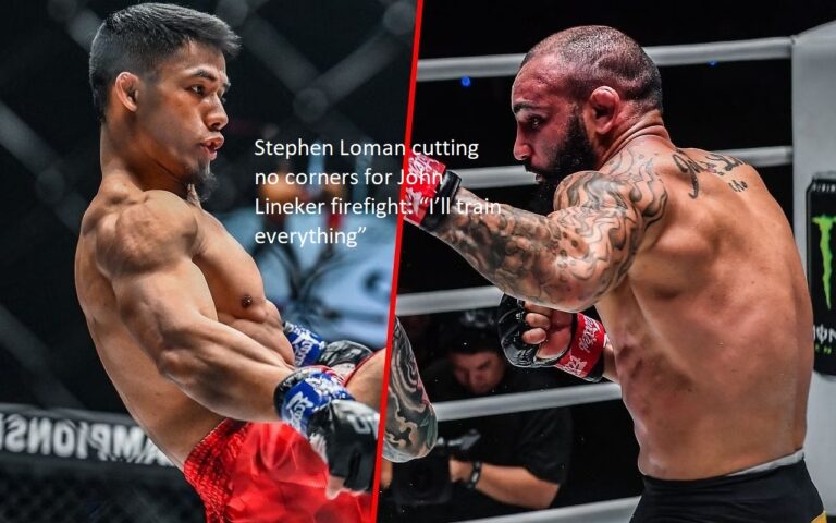 Stephen Loman is not taking any short cuts for the gunfight with John Lineker and says, “I’ll train everything.”