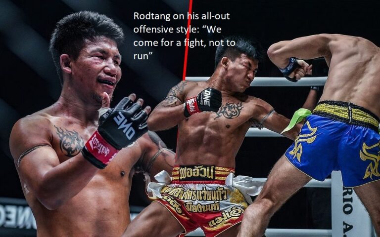 Rodtang on his all-out offensive strategy: “We come for a fight, not to run”