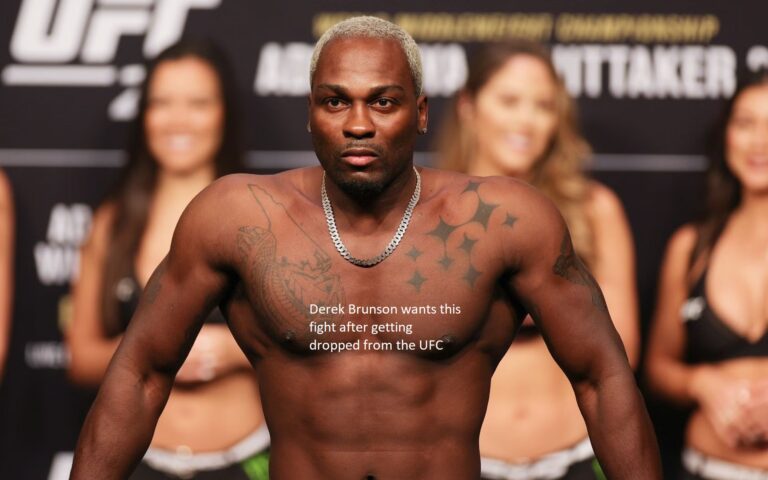 After being kicked out of the UFC, Derek Brunson is looking forward to this bout.