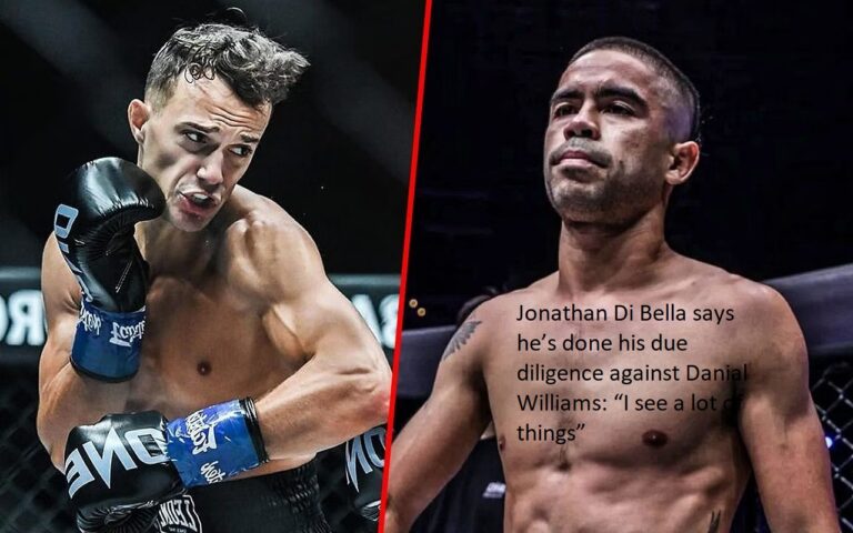 According to Jonathan Di Bella, he has conducted all of the necessary research into Danial Williams: “I see a lot of different things”
