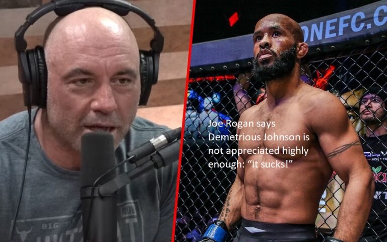 According to Joe Rogan, Demetrious Johnson does not receive the respect he deserves: “That stinks!”