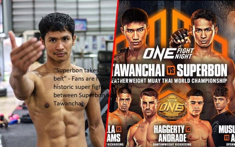 “Superbon takes the belt” – Fans are getting pumped up for the historic super battle between Superbon and Tawanchai.