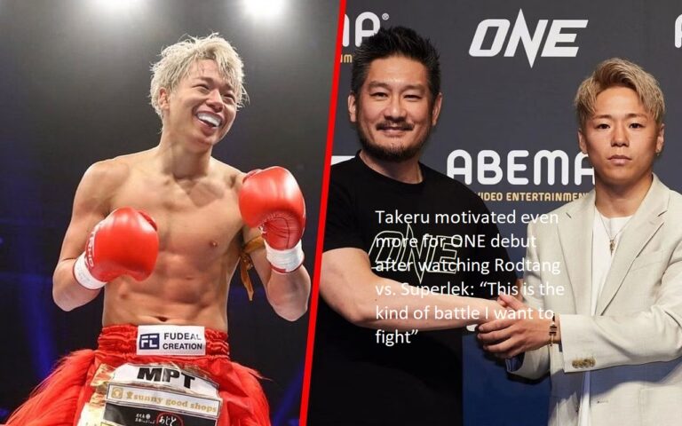 After seeing Rodtang vs. Superlek: Takeru’s motivation for his ONE debut increased even further. “This is exactly the kind of conflict I want to engage in.”