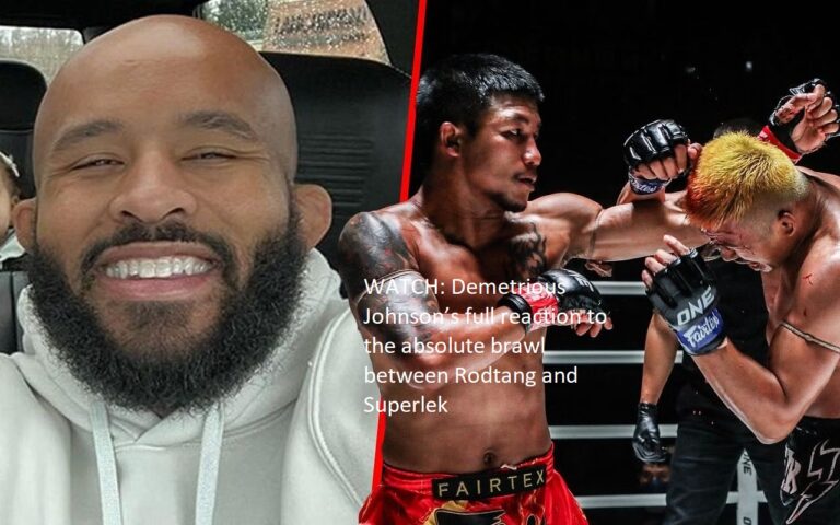 WATCH: A comprehensive response from Demetrious Johnson on the all-out fight that took place between Rodtang and Superlek