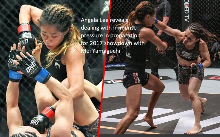 Angela Lee describes the difficulty of coping with enormous pressure as she prepares for her battle with Mei Yamaguchi in 2017.