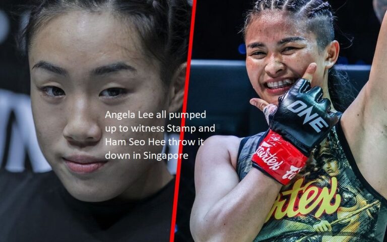 In anticipation of seeing Stamp and Ham Seo Hee dominate in Singapore, Angela Lee is amped up and ready to go.