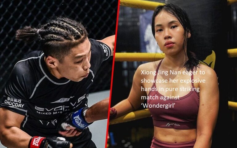 Xiong Jing Nan is excited to show off her explosive fists in a pure striking fight versus ‘Wondergirl’.