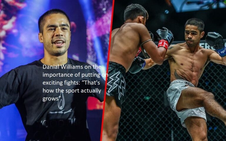When asked about the significance of putting on thrilling fights, Danial Williams said the following: “This is the method by which the sport actually advances.”