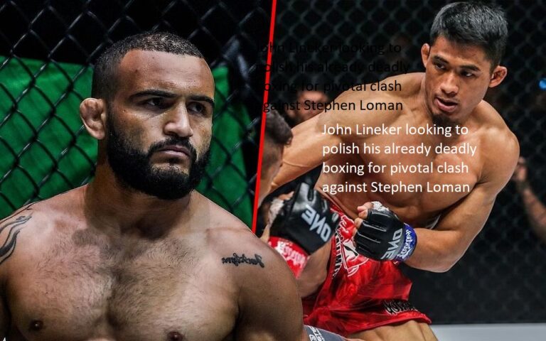 John Lineker wants to make his already lethal boxing even better for the crucial fight he has coming up against Stephen Loman.