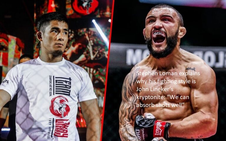 Stephen Loman explains why John Lineker is helpless against his fighting technique by saying the following: “We have a good capacity for taking shots”