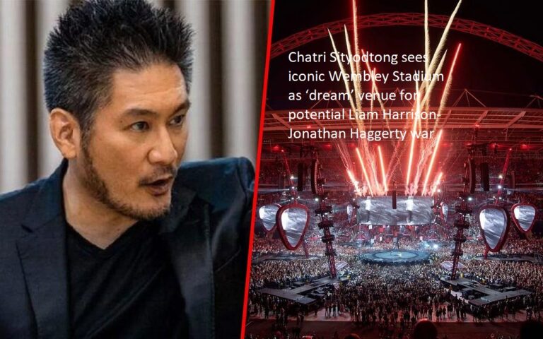 Wembley Stadium is Chatri Sityodtong’s ‘ideal’ venue for a possible event, and he believes it may be a great fit for his company. battle between Liam Harrison and Jonathan Haggerty