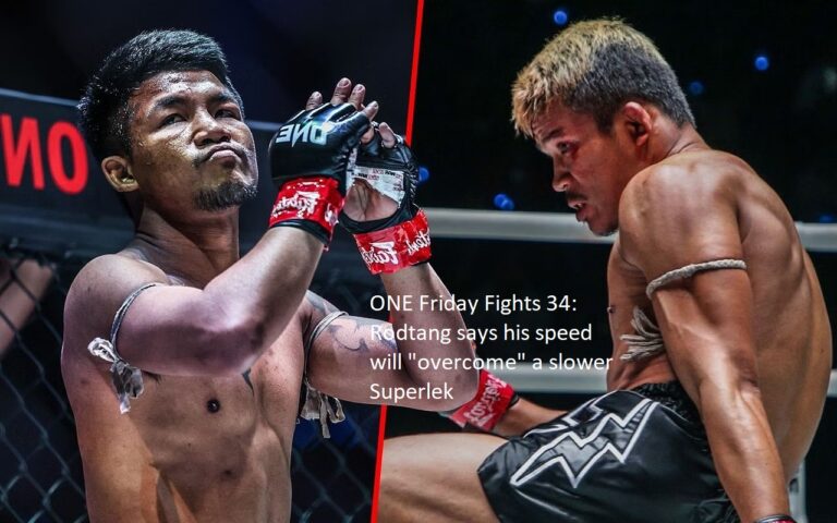 Rodtang says his quickness will “overcome” a slower Superlek in their upcoming fight at ONE Friday Fights 34.