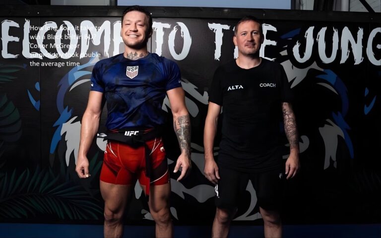 How much of a training period is required to earn a black belt in Brazilian Jiu-Jitsu? It was a surprise to see that Conor McGregor took twice as long as usual.