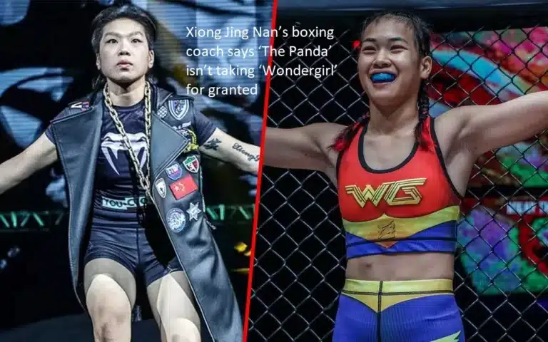 According to Xiong Jing Nan’s boxing coach, ‘The Panda’ is not taking ‘Wondergirl’ for granted.