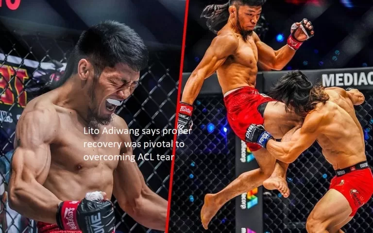 According to Lito Adiwang, the key to successfully overcoming an ACL tear was appropriate recuperation.