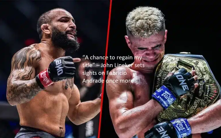 Once more, John Lineker has Fabricio Andrade in his sights because he sees the opportunity to win back his title.