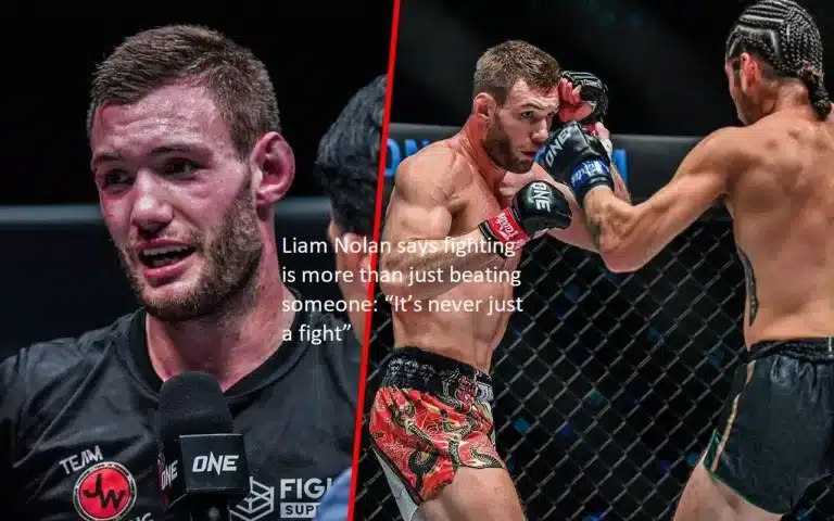 According to Liam Nolan, fighting is about more than just physically defeating an opponent: The phrase “it’s never just a fight” doesn’t apply here.