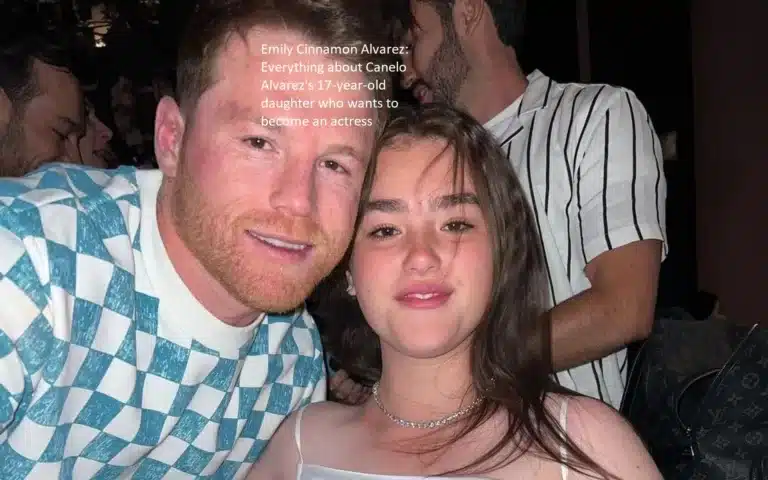 Everything there is to know about Canelo Alvarez’s 17-year-old daughter, Emily Cinnamon Alvarez, who has aspirations of becoming an actress.