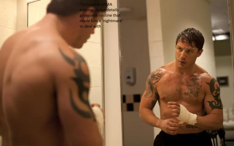 Tom Hardy, who competes in mixed martial arts, has revealed the brutal workout routine that has made him a “nightmare” to be around.