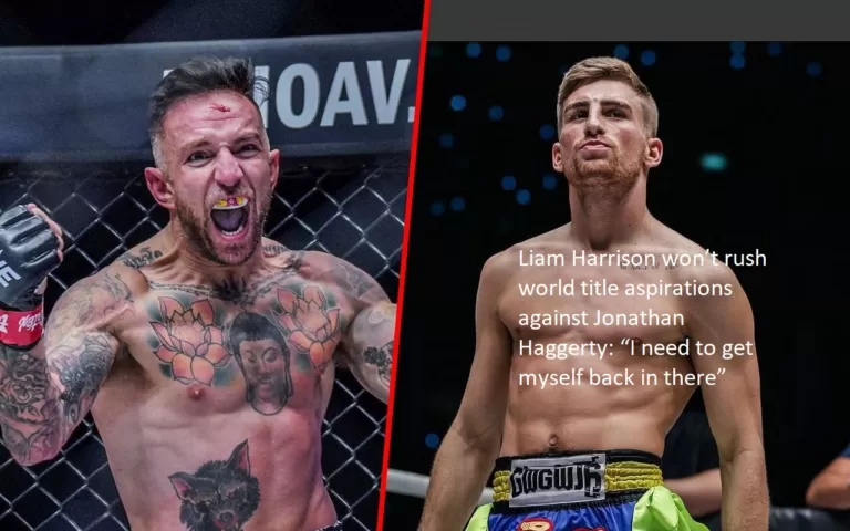 When asked about his potential shot at the world title versus Jonathan Haggerty, Liam Harrison responded, “I need to get myself back in there.”