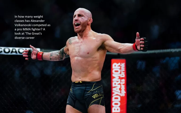 How many different weight classes has professional mixed martial arts fighter Alexander Volkanovski competed in during his career? An examination of ‘The Great’s’ varied professional life
