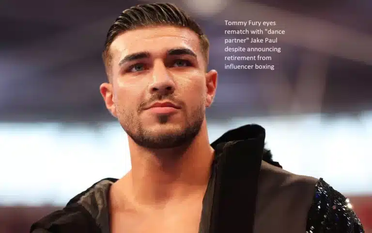 Despite having announced his retirement from influencer boxing, Tommy Fury is interested in a rematch with his “dance partner” Jake Paul.