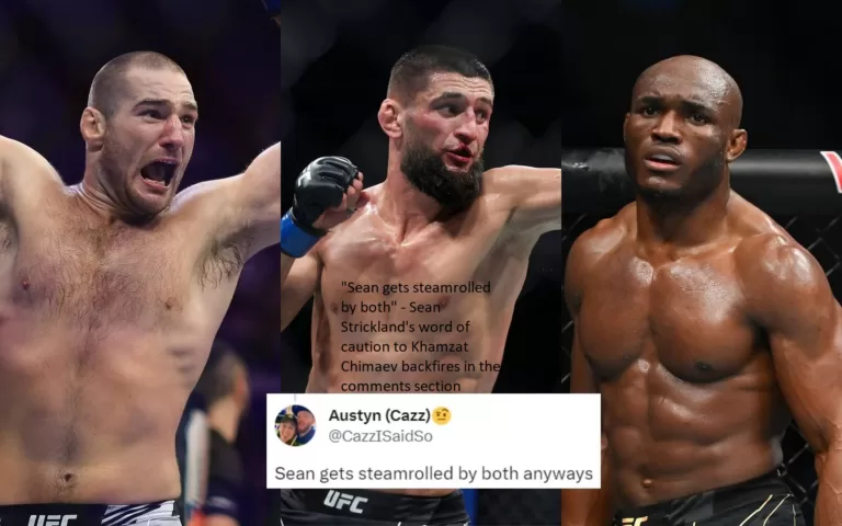 “Sean gets steamrolled by both” – Sean Strickland’s word of caution to Khamzat Chimaev backfires in the comments section and “Sean gets steamrolled by both” is the result.