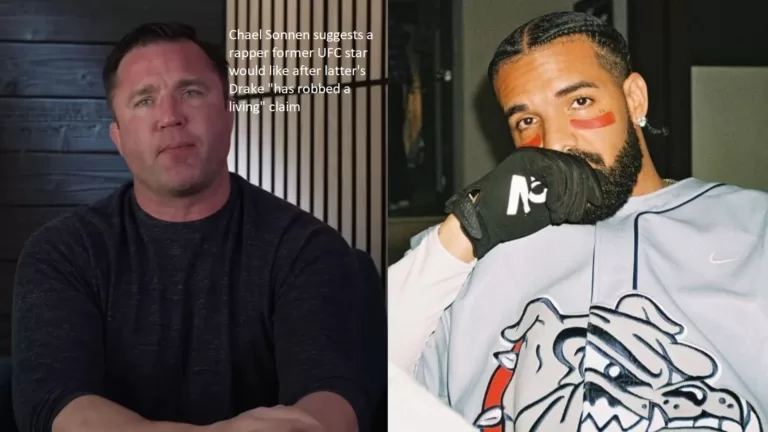 Drake’s boast that he “has robbed a living” prompted Chael Sonnen, a former UFC fighter, to make a suggestion about a rapper that Drake would like.