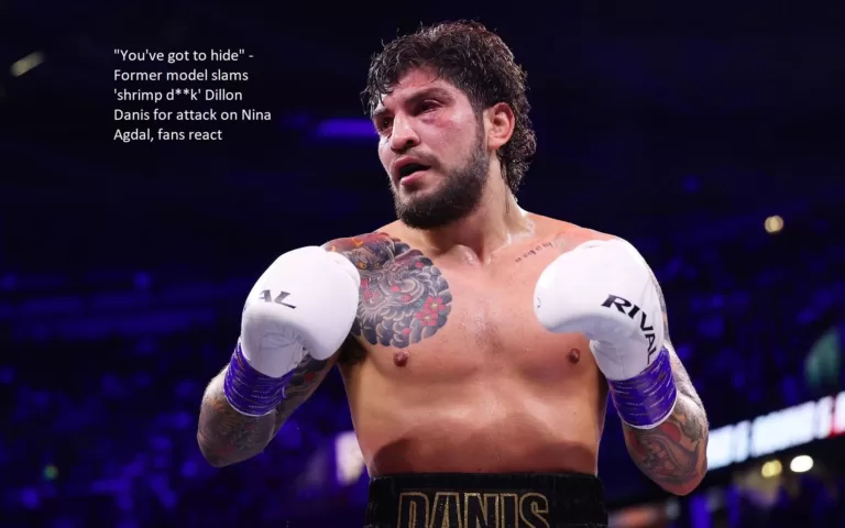 Fans have a variety of responses to the former model who called Dillon Danis a “shrimp d**k” for his attack on Nina Agdal. “You’ve got to hide,” she said.