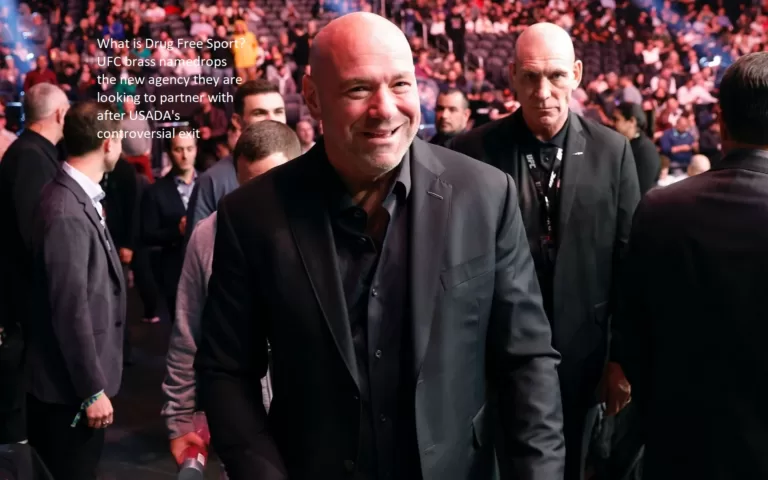 What exactly does “drug free sport” entail? The leadership of the UFC mentions the new organization that they are interested in partnering with after the controversial departure of USADA.