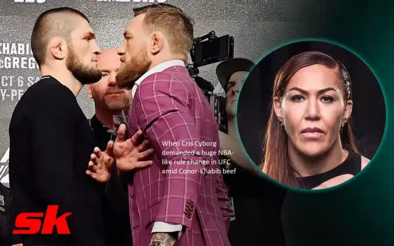 During the Conor McGregor and Khabib Nurmagomedov beef, Cris Cyborg’s desire for a major rule change in the UFC, similar to those in the NBA,