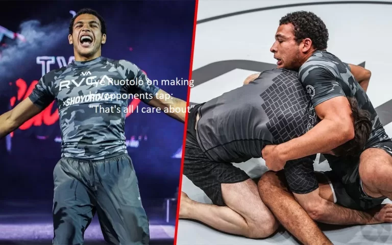 Tye Ruotolo said, “That’s all I care about” when asked about making his opponents tap out.