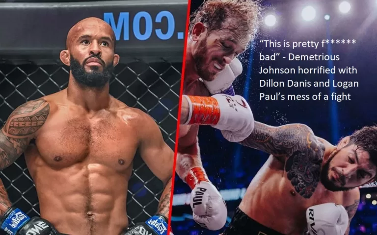 “This is pretty f*g bad,” the speaker said. – Demetrious Johnson was appalled by the scuffle that took place between Dillon Danis and Logan Paul.