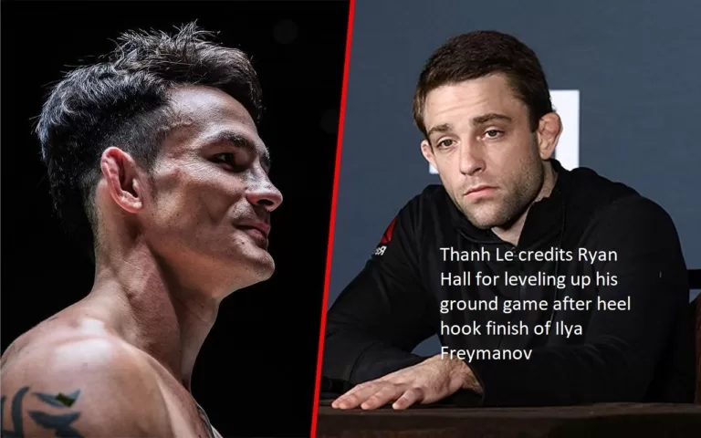 After finishing Ilya Freymanov with a heel hook, Thanh Le gives Ryan Hall credit for taking his ground game to the next level.