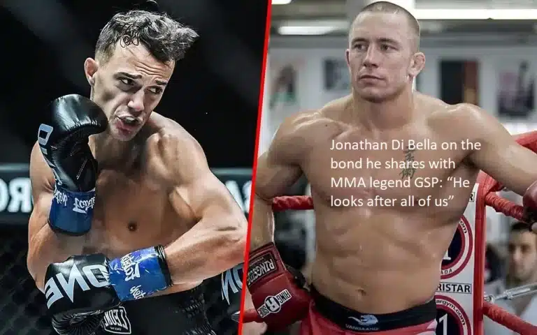 Regarding the relationship he has with MMA legend GSP, Jonathan Di Bella has this to say: “He looks after all of us.”