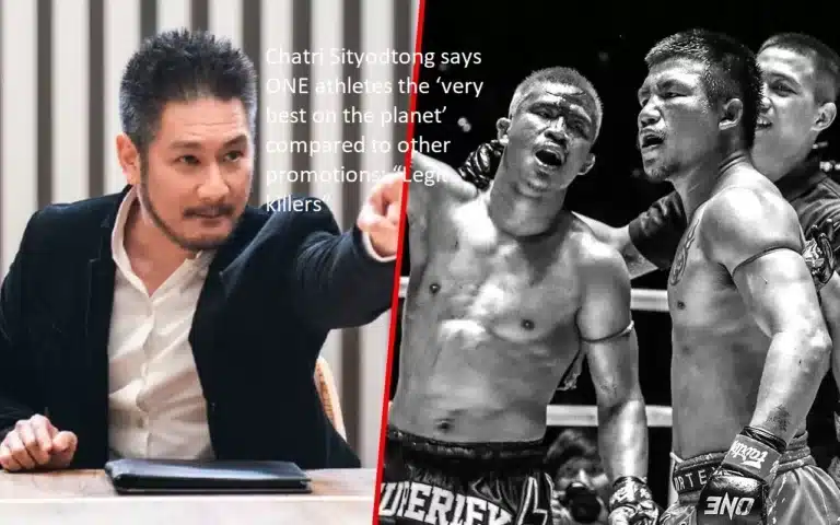 When compared to athletes competing in other promotions, Chatri Sityodtong considers ONE competitors to be “the very best on the planet.” The phrase “legit killers”