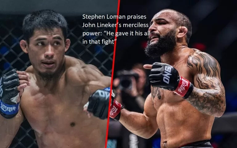 Stephen Loman has nothing but respect for the ruthless power of John Lineker: “In that fight, he gave it everything he had”