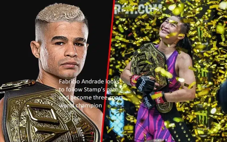 Fabricio Andrade hopes to emulate the success that Stamp had by winning world championships in three different sports.