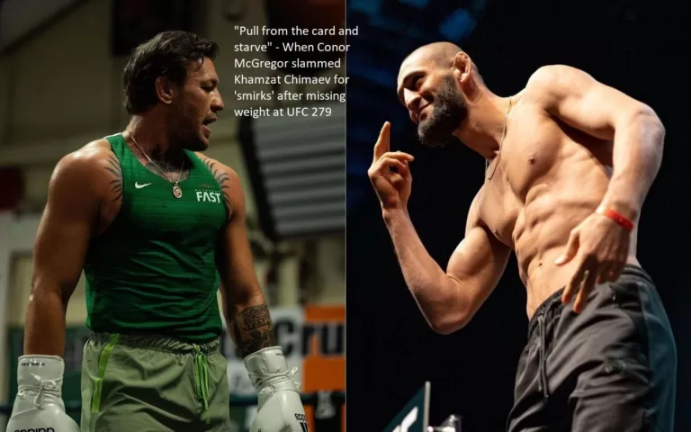 After Khamzat Chimaev failed to make weight for their fight at UFC 279. Conor McGregor called for Khamzat Chimaev to be removed off the card and told him to starve.
