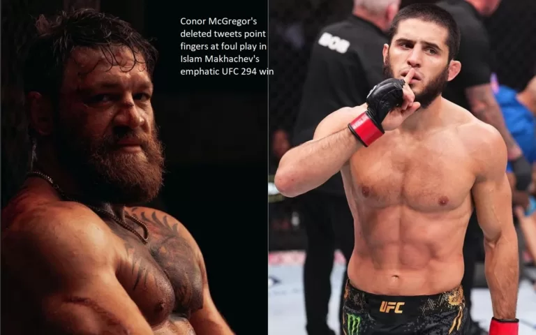 Conor McGregor’s deleted tweets suggest that Islam Makhachev may have benefited from some sort of unfair advantage during their fight at UFC 294.