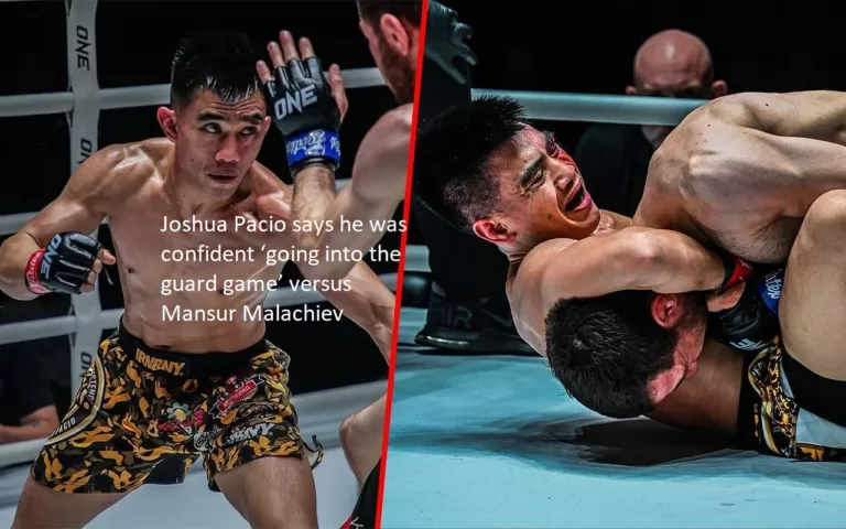 Joshua Pacio asserts that he felt confident ‘coming into the guard game’ against Mansur Malachiev.
