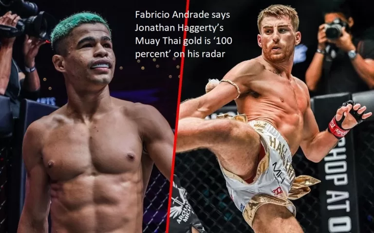 Fabricio Andrade has stated that he will “absolutely” be keeping an eye out for Jonathan Haggerty’s gold medal in Muay Thai.