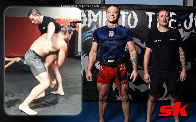 John Kavanagh, Conor McGregor’s coach, responds in jest to news that the Irishman is working with Brendan Loughnane of the Professional Footballers of Ireland.